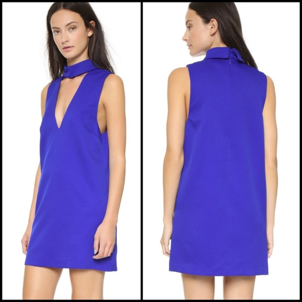 NWT C/Meo Collective Cobalt Blue Sheath Mini Dress